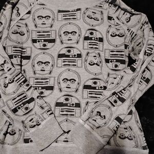 Star Wars Gray Sweatshirt with Droid Print